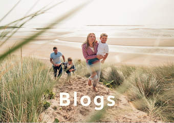Blog link of family on beach